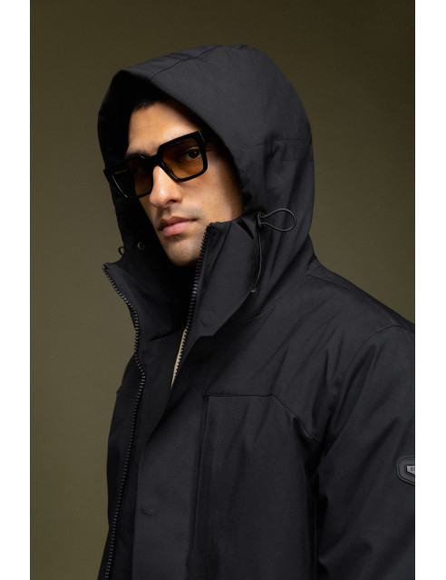 Biston fashion ανδρικό demi μπουφάν με ενσωματωμένη κουκούλα