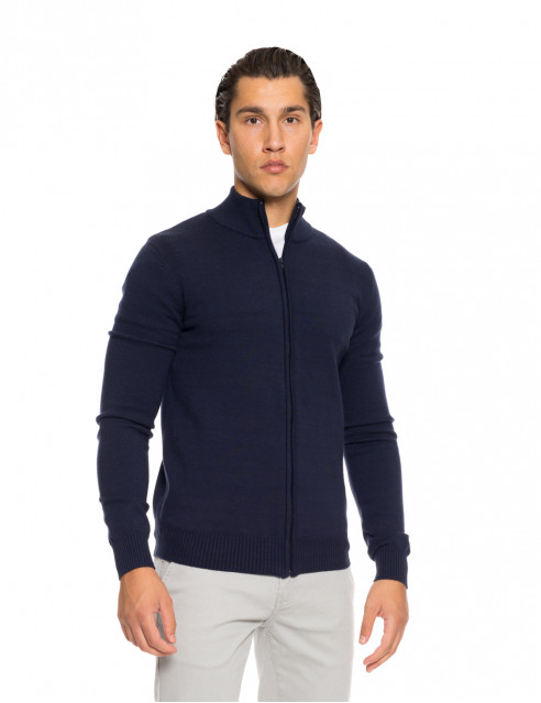 Biston fashion ανδρική πλεκτή ζακέτα