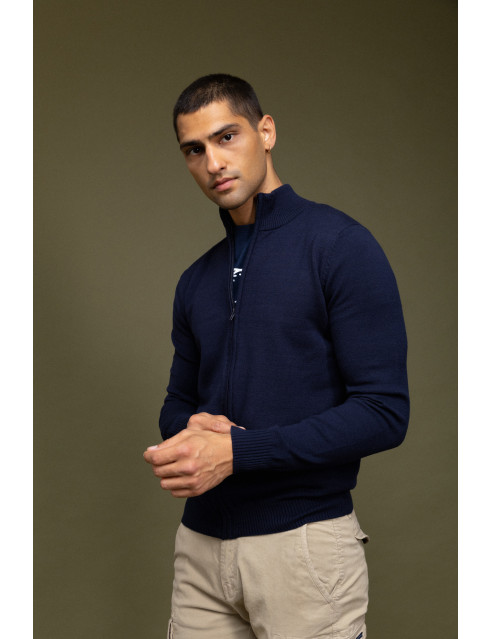 Biston fashion ανδρική πλεκτή ζακέτα
