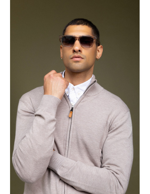 Biston fashion ανδρική πλεκτή ζακέτα