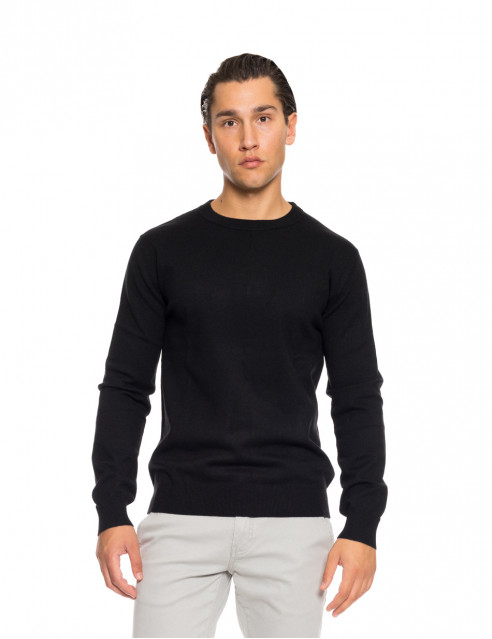 Biston fashion ανδρική πλεκτή μπλούζα με στρόγγυλο λαιμό