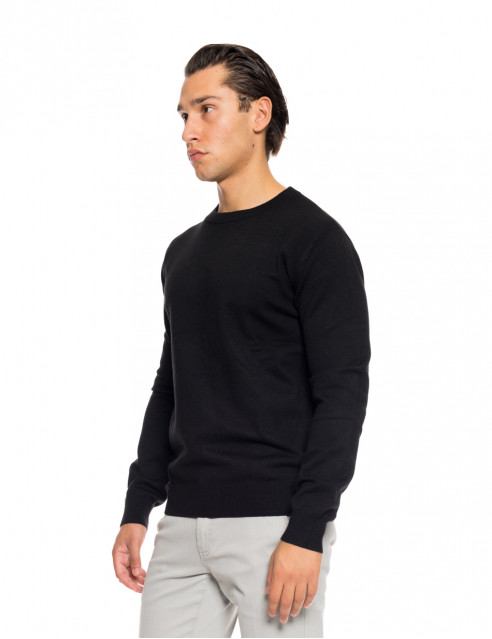 Biston fashion ανδρική πλεκτή μπλούζα με στρόγγυλο λαιμό
