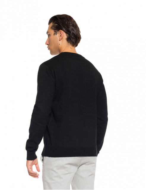 Biston fashion ανδρική πλεκτή μπλούζα με στρόγγυλο λαιμό