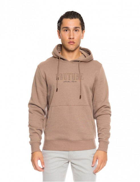Smart fashion ανδρική μπλούζα φούτερ με κουκούλα και τσέπη