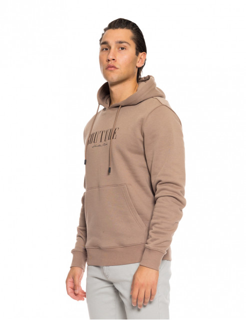 Smart fashion ανδρική μπλούζα φούτερ με κουκούλα και τσέπη