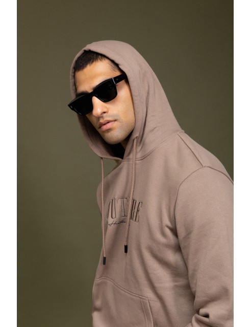Smart fashion ανδρική μπλούζα φούτερ με κουκούλα και τσέπη