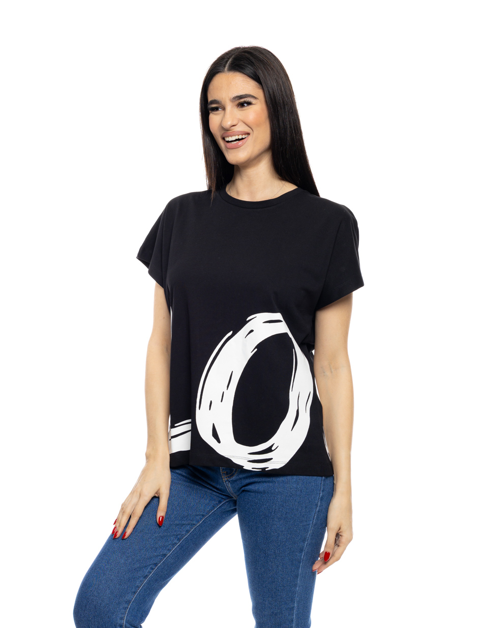 B' Γυναικείο t-shirt με τύπωμα ''LOVE''