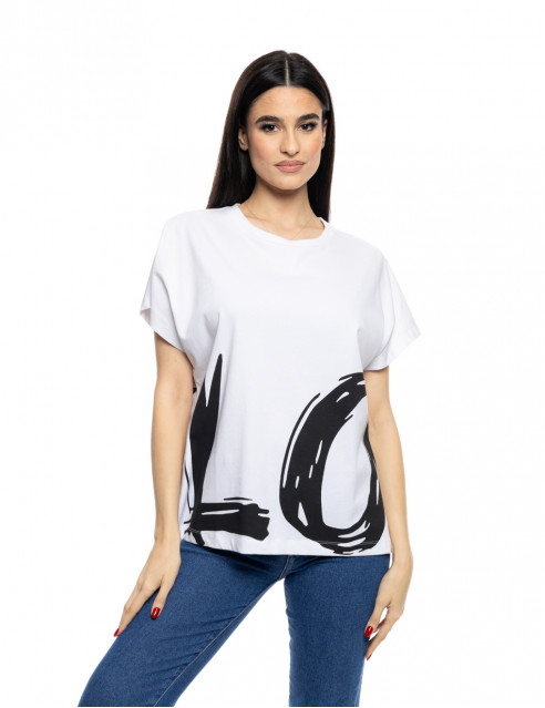 B' Γυναικείο t-shirt με τύπωμα ''LOVE''