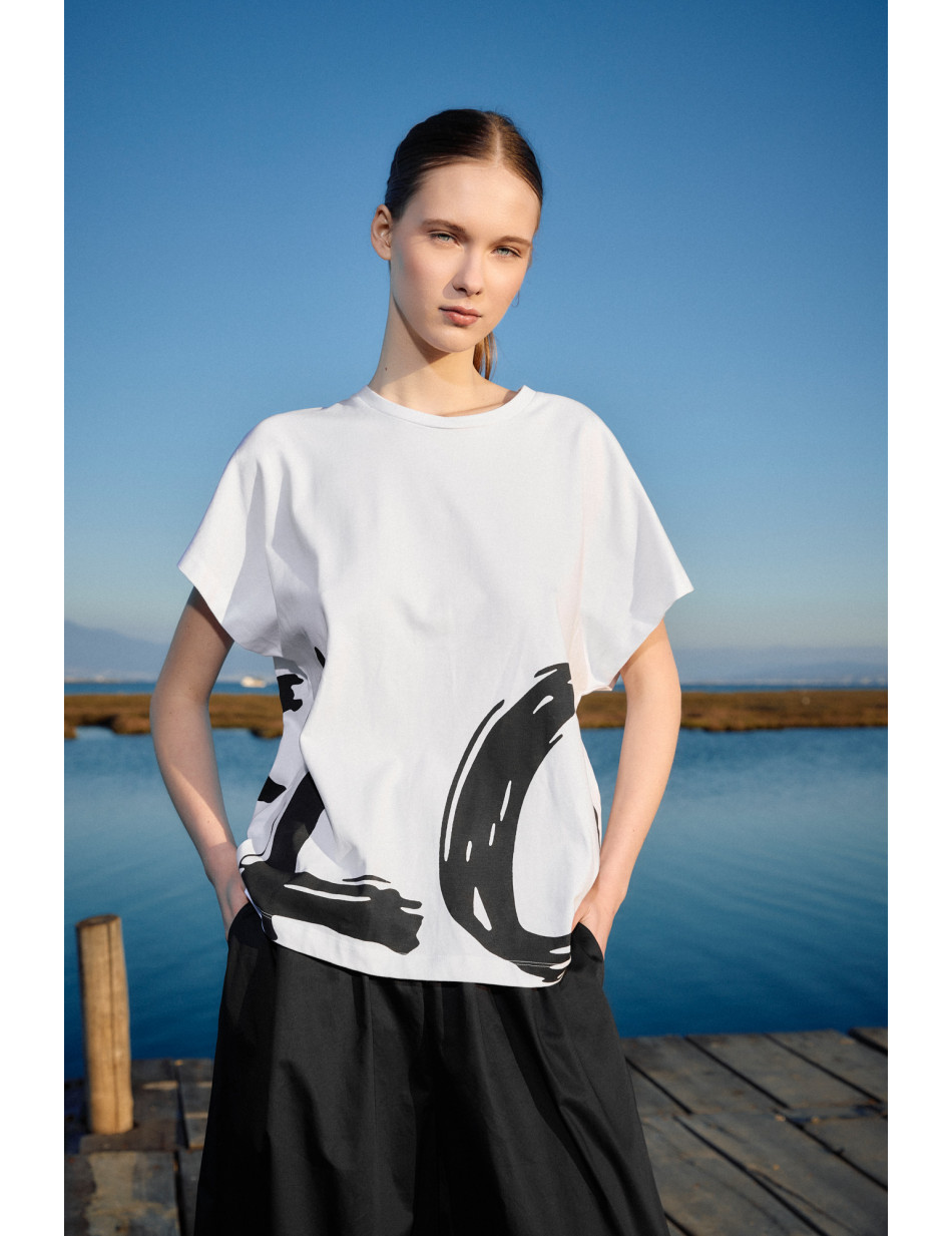 B' Γυναικείο t-shirt με τύπωμα ''LOVE''