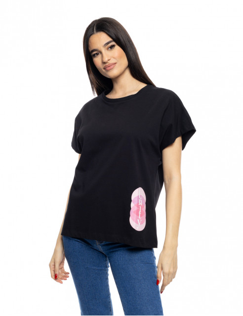 S' Γυναικείο t-shirt με τύπωμα ''CIRCLES''