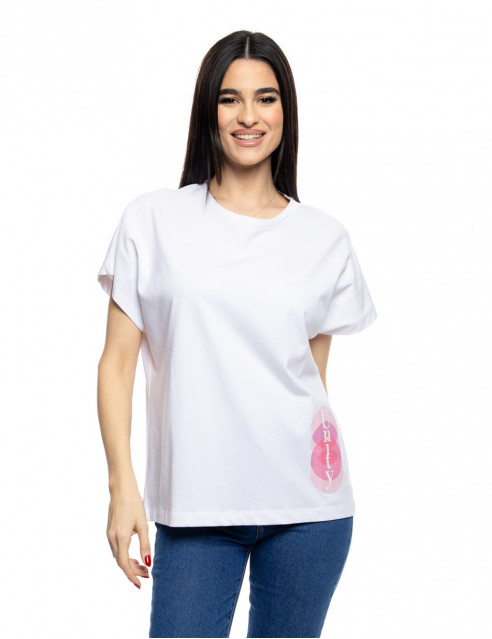 S' Γυναικείο t-shirt με τύπωμα ''CIRCLES''