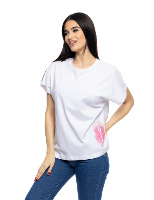 S' Γυναικείο t-shirt με τύπωμα ''CIRCLES''