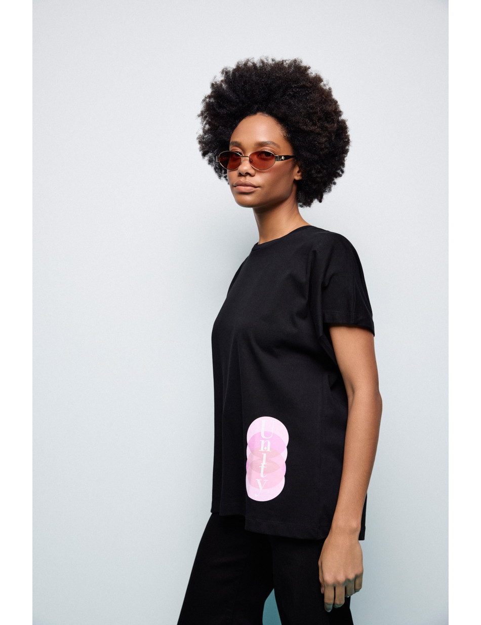 S' Γυναικείο t-shirt με τύπωμα ''CIRCLES''