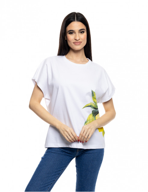 S' Γυναικείο t-shirt με τύπωμα ''LEMON''