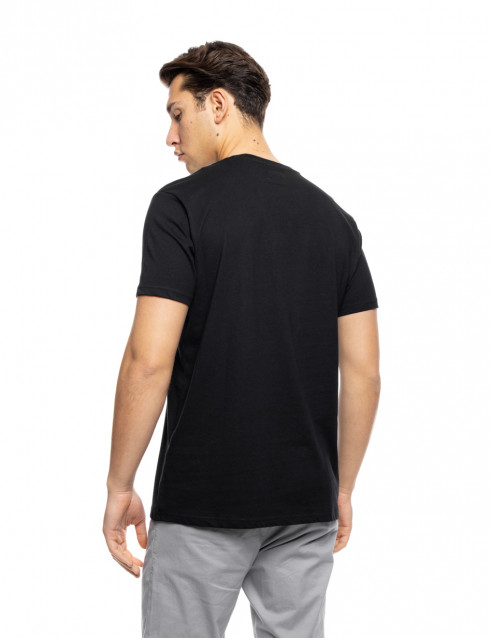 ST' Ανδρικό βαμβακερό t-shirt με V λαιμό
