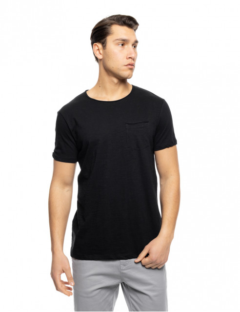 ST' Ανδρικό βαμβακερο t-shirt με τσέπη