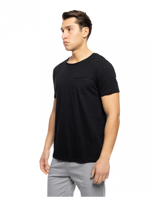 ST' Ανδρικό βαμβακερο t-shirt με τσέπη