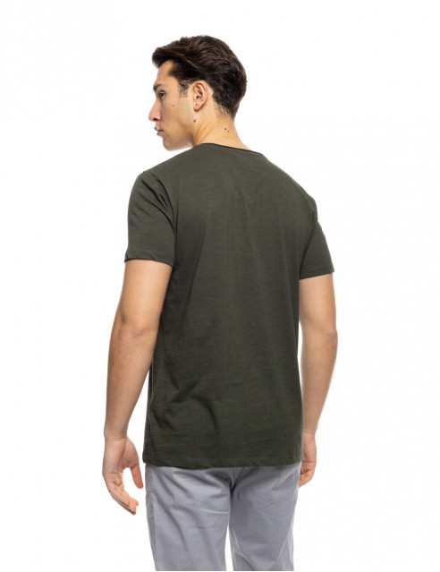 ST' Ανδρικό βαμβακερο t-shirt με τσέπη