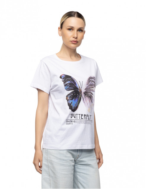 Smart Γυναικείο t-shirt με τύπωμα 