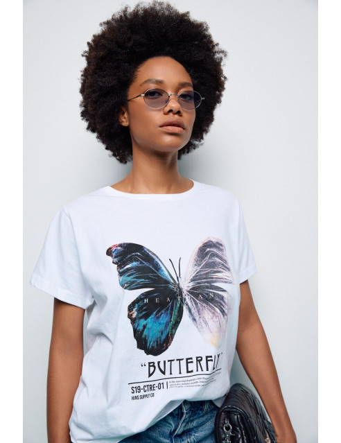 Smart Γυναικείο t-shirt με τύπωμα 