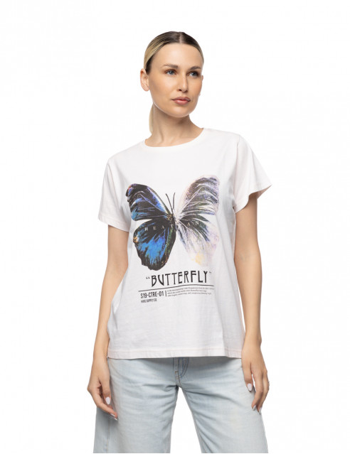 Smart Γυναικείο t-shirt με τύπωμα 