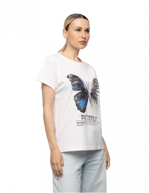 Smart Γυναικείο t-shirt με τύπωμα 
