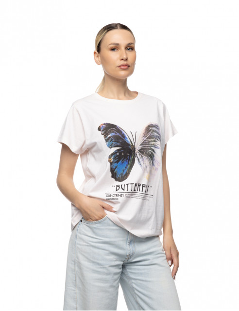 Smart Γυναικείο t-shirt με τύπωμα 