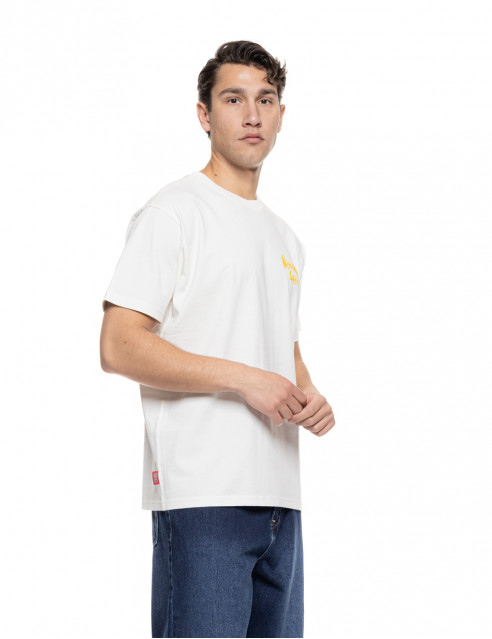 Smart Ανδρικό oversized μπλουζάκι με τύπωμα 