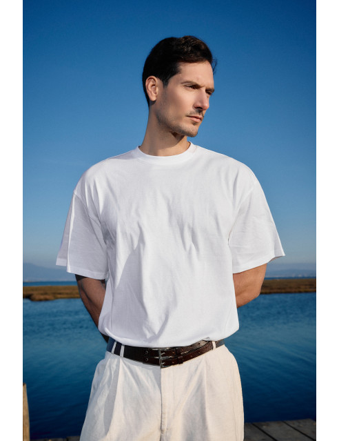 Smart Ανδρικό oversized κοντομάνικο μπλουζάκι