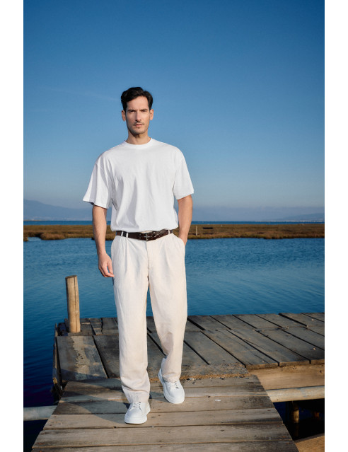 Smart Ανδρικό oversized κοντομάνικο μπλουζάκι