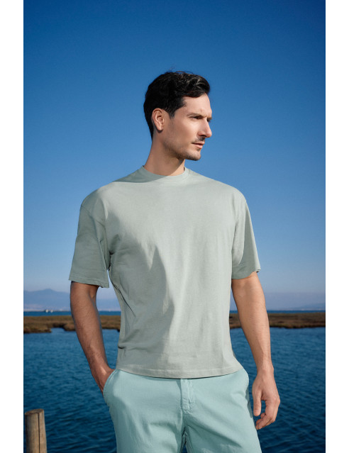 Smart Ανδρικό oversized κοντομάνικο μπλουζάκι